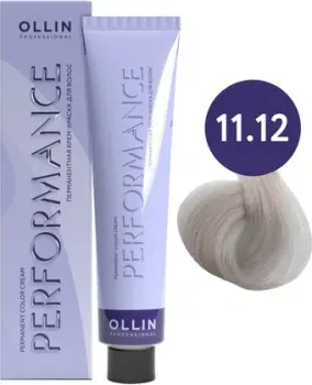 Ollin Professional Performance Permanent Color Cream 11/12 спец. блонд