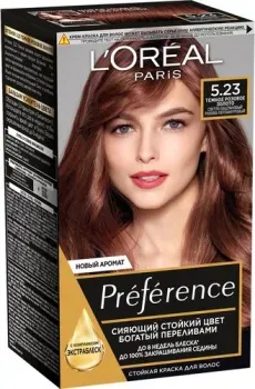 L'Oreal Recital Preference 5.23 темное розовое золото