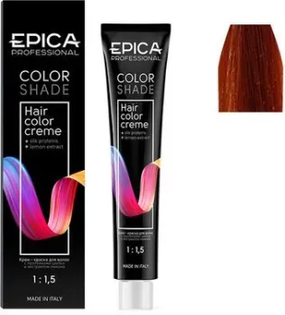 Epica Professional Colorshade 7.44 русый интенсивный медный (100 мл)