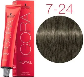 Schwarzkopf Professional Igora Royal Permanent Color Creme 7-24 60 мл