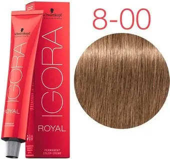Schwarzkopf Professional Igora Royal Permanent Color Creme 8-00 60 мл