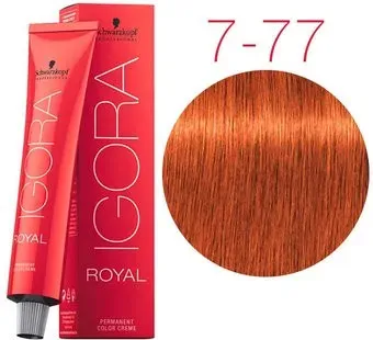 Schwarzkopf Professional Igora Royal Permanent Color Creme 7-77 60 мл