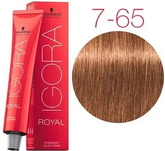 Schwarzkopf Professional Igora Royal Permanent Color Creme 7-65 60 мл