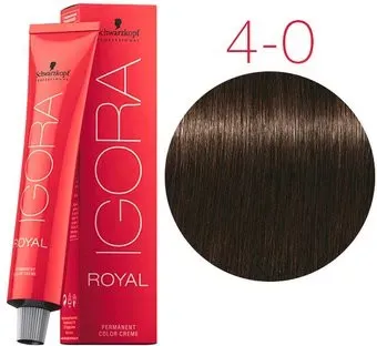 Schwarzkopf Professional Igora Royal Permanent Color Creme 4-0 60 мл