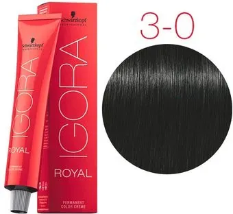 Schwarzkopf Professional Igora Royal Permanent Color Creme 3-0 60 мл