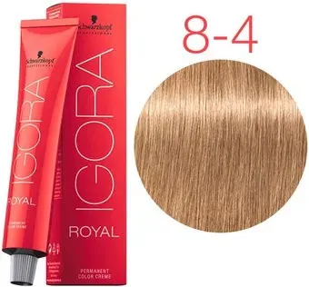 Schwarzkopf Professional Igora Royal Permanent Color Creme 8-4 60 мл