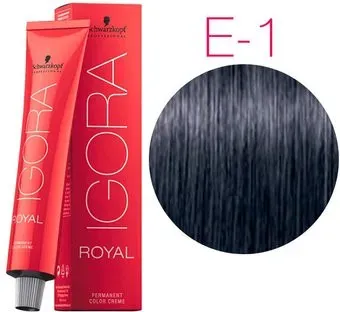Schwarzkopf Professional Igora Royal Permanent Color Creme E-1 60 мл