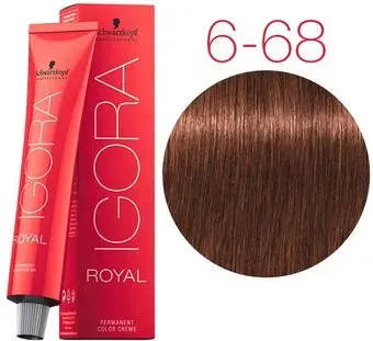 Schwarzkopf Professional Igora Royal Permanent Color Creme 6-68 60 мл