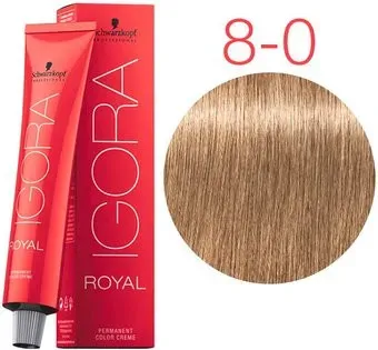 Schwarzkopf Professional Igora Royal Permanent Color Creme 8-0 60 мл