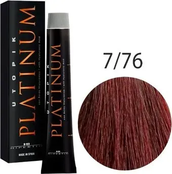 Hipertin Utopik Platinum 7.76 блондин коричнево-красный 60 мл