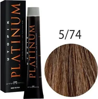 Hipertin Utopik Platinum 5.74 светлый шатен песочно-медный 60 мл