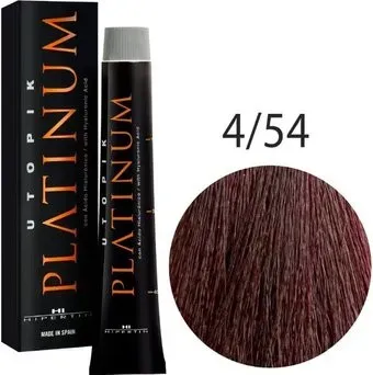 Hipertin Utopik Platinum 4.54 шатен красный медный 60 мл