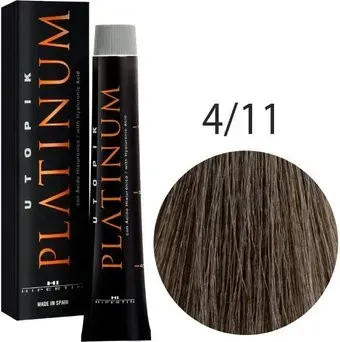 Hipertin Utopik Platinum 4.11 пепельно-каштановый интенсивный 60 мл