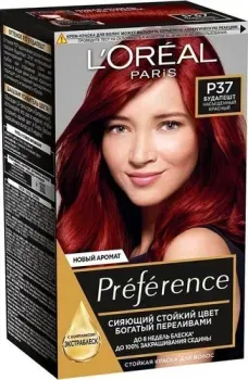 L'Oreal Recital Preference P37 Будапешт насыщенный красный