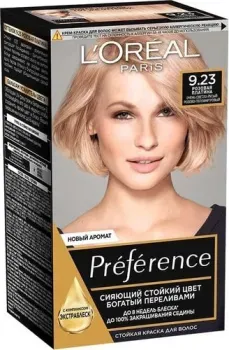L'Oreal Recital Preference 9.23 розовая платина