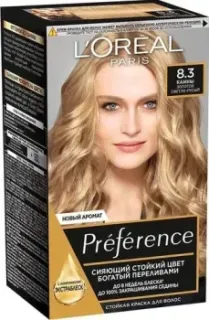 L'Oreal Recital Preference 8.3 Канны золотой светло-русый