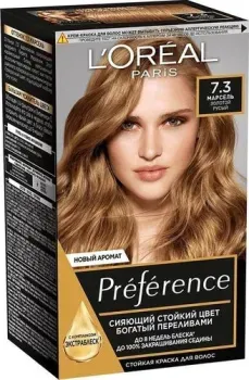 L'Oreal Recital Preference 7.3 Марсель золотой русый