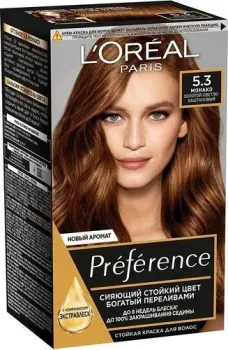 L'Oreal Recital Preference 5.3 Монако золотой светло-каштановый