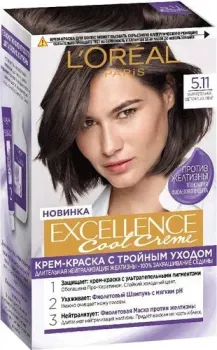 L'Oreal Paris Color Excellence Cool Creme 5.11 ультрапеп. светло-каштан.