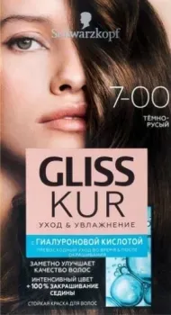 Gliss Kur Уход и увлажнение 7-00 темно-русый