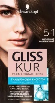 Gliss Kur Уход и увлажнение 5-1 холодный каштановый