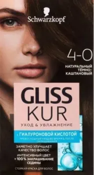 Gliss Kur Уход и увлажнение 4-0 темно-каштановый