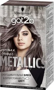 Schwarzkopf Got2b Metallics M83 пепельный лиловый