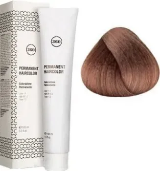 Kaaral 360 Permanent Haircolor 8.25 светлый блонд фиолетово-махагоновый