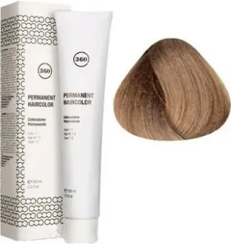 Kaaral 360 Permanent Haircolor 7.12 блондин пепельно-фиолетовый
