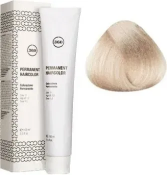 Kaaral 360 Permanent Haircolor 10.1 очень светлый пепельно-платиновый