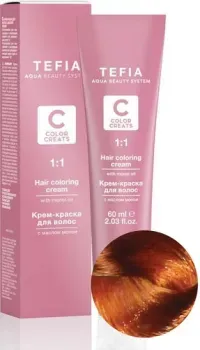 Tefia Color Creats 8/44 (светлый блондин медный интенсивный)