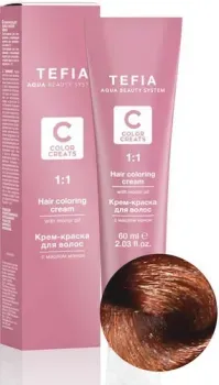 Tefia Color Creats 6/4 (тёмный блондин медный)