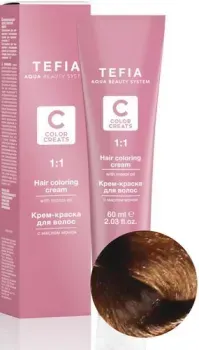 Tefia Color Creats 6/34 (блондин золотисто-медный)