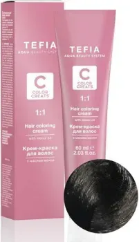 Tefia Color Creats 6/11 (темный блондин пепельный интенсивный)