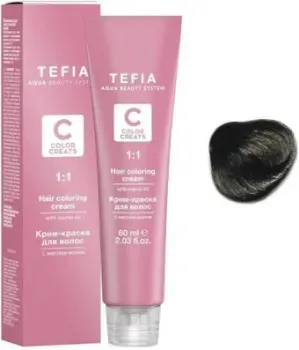 Tefia Color Creats 6/1 (темный блондин пепельный)