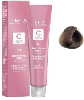 Tefia Color Creats 6/0 (темный блондин)