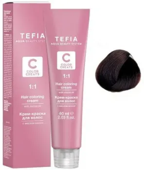 Tefia Color Creats 5/88 (светлый брюнет шоколад интенсивный)
