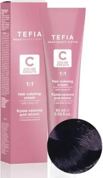 Tefia Color Creats 4/7 (брюнет фиолетовый)