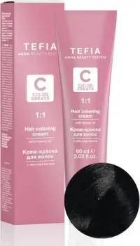 Tefia Color Creats 4/0 (брюнет)