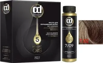 Constant Delight Olio-Colorante без аммиака 7.02 русый натуральный пепельный