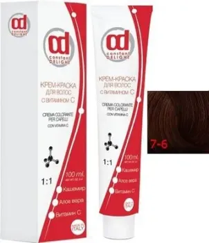 Constant Delight Crema Colorante с витамином С 7/6 средне-русый шоколадный