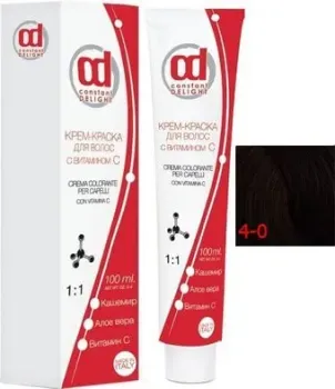 Constant Delight Crema Colorante с витамином С 4/0 средне-коричневый натуральный