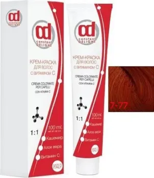 Constant Delight Crema Colorante с витамином С 7/77 средне-русый медный экстра