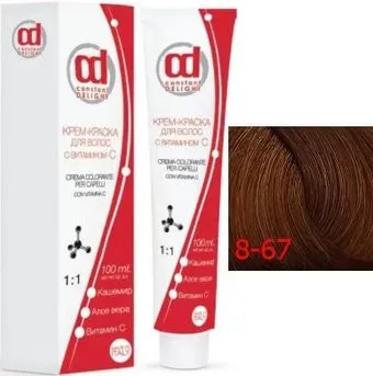 Constant Delight Crema Colorante с витамином С 8/67 светло-русый шоколадно-медный