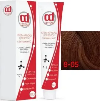 Constant Delight Crema Colorante с витамином С 8/05 светло-русый натурально-зол.