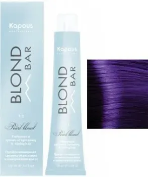 Kapous Professional Blond Bar с экстрактом жемчуга BB 02 корректор фиолетовый