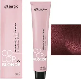 Sergio Professional Color&Blonde 6.62 темно-русый пурпурный