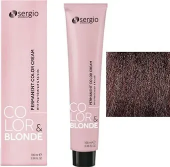 Sergio Professional Color&Blonde 6.41 темно-русый медный матовый