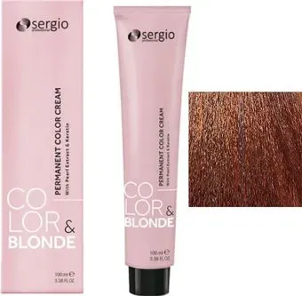 Sergio Professional Color&Blonde 7.43 средне-русый медно-золотистый