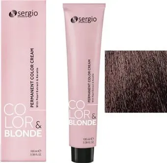 Sergio Professional Color&Blonde 6.31 темно-русый золотисто-пепельный глазированный